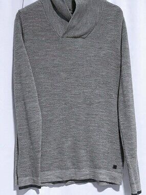 Smartwool Shawl Collar Sweater Wool Blend Size M